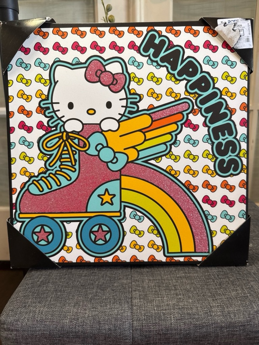 Hello Kitty Pastel Roller Skate Wall Sign - Pink, Teal, Yellow
